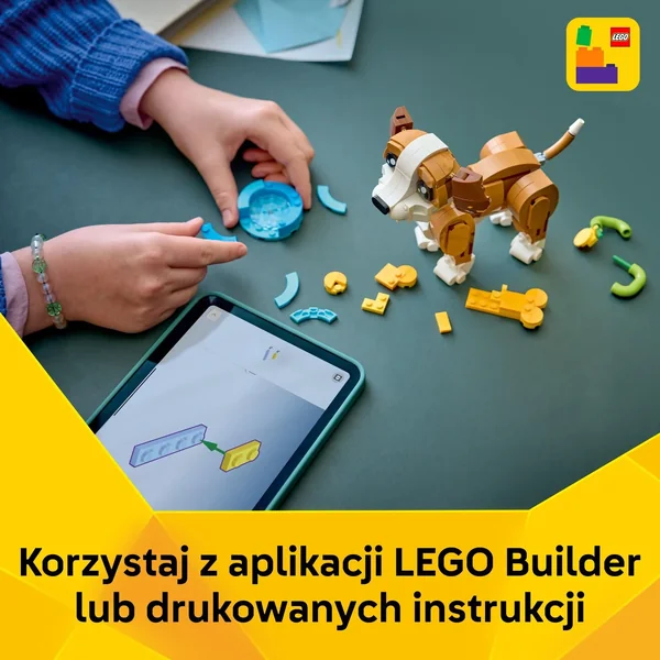 LEGO - Creator 3 w 1 Urocze Zwierzątka: Psotny Szczeniaczek (31382) - zdjęcie 7