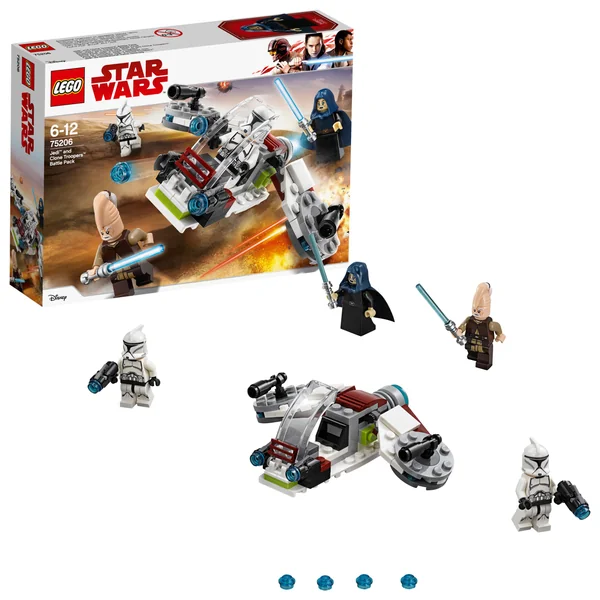 LEGO - Star Wars Jedi i Żołnierze Armii Klonów Battle Pack (75206) - zdjęcie 2