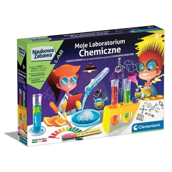 Clementoni - Naukowa zabawa Moje Laboratorium Chemiczne (173777)