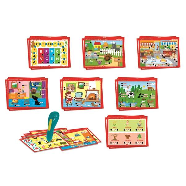 Clementoni - Uczę się bawiąc. Mówiące Pióro 500 pytań - Litery (50655) - zdjęcie 2