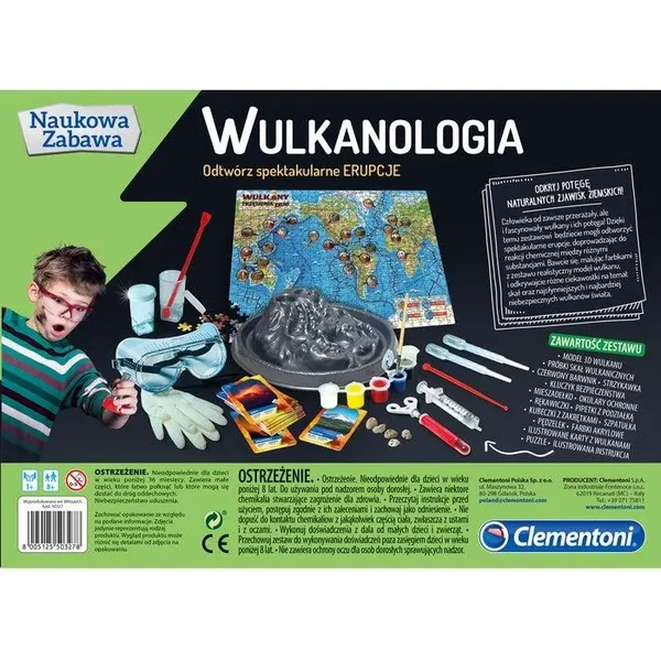 Clementoni - Naukowa zabawa Wulkanologia (50893) - zdjęcie 4