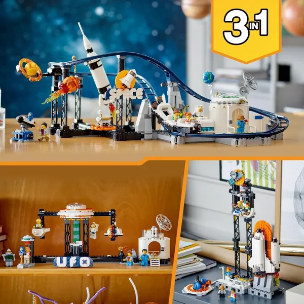 LEGO - Creator 3 w 1 Kosmiczna kolejka górska (31142) - zdjęcie 4
