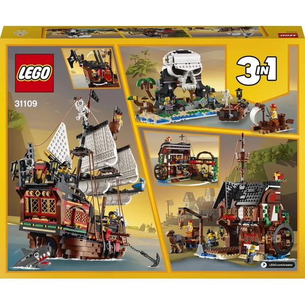 LEGO - Creator 3w1 Statek Piracki (31109) - zdjęcie 4