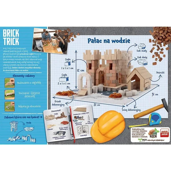 Trefl - Brick Trick Buduj z cegły Pałac na wodzie - zdjęcie 3