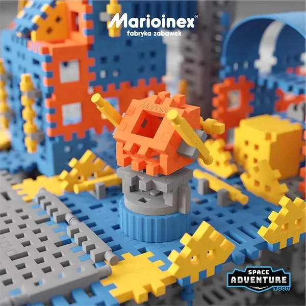 Marioinex - Klocki Mini Waffle Kosmiczna Baza 618 el (453181) - zdjęcie 5