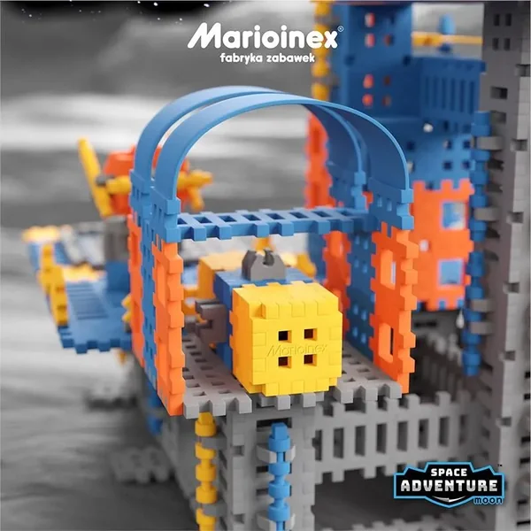 Marioinex - Klocki Mini Waffle Kosmiczna Baza 618 el (453181) - zdjęcie 6