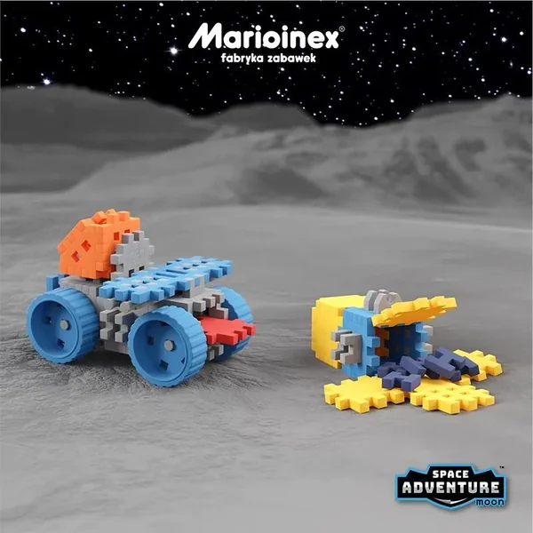 Marioinex - Klocki Mini Waffle Kosmiczna Baza 618 el (453181) - zdjęcie 7