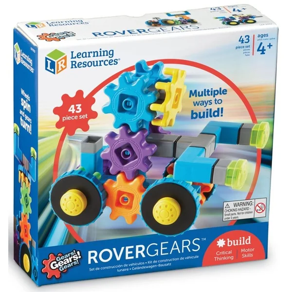 Learning Resources - Gears! Gears! Gears! Klocki Koła Zębate Łazik Kosmiczny