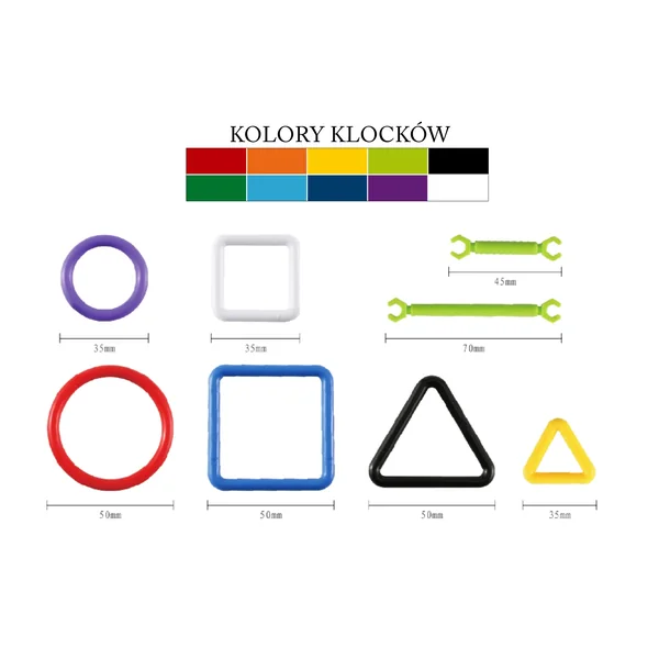 Klocki małych geniuszy - Patyki 360 elementów - zdjęcie 3