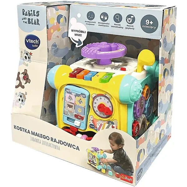 Vtech - Kostka Małego Rajdowca Bobaski i Miś (61957)