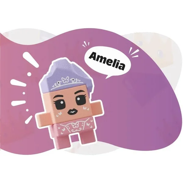 Klocki konstrukcyjne Wafle mini Księżniczka 280 elementów - zdjęcie 8