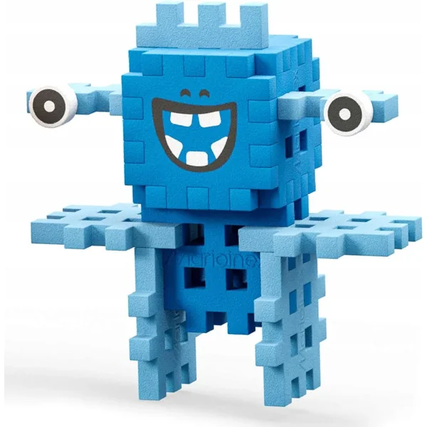 Marioinex - Klocki konstrukcyjne Waffle Mini Crazy Monsters Space Jinks 60 el - zdjęcie 5