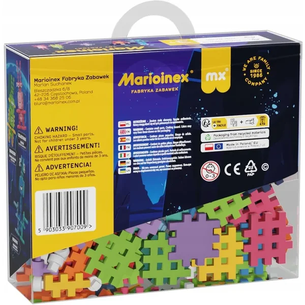 Marioinex - Klocki konstrukcyjne Wafle mini Crazy Monsters Astro Squad 148 elementów - zdjęcie 4