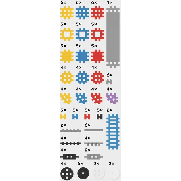 Marioinex - Klocki konstrukcyjne mini konstruktor Expert 141 elementów - zdjęcie 3