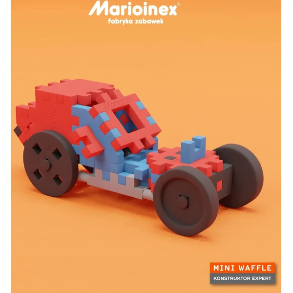 Marioinex - Klocki konstrukcyjne mini konstruktor Expert 141 elementów - zdjęcie 4