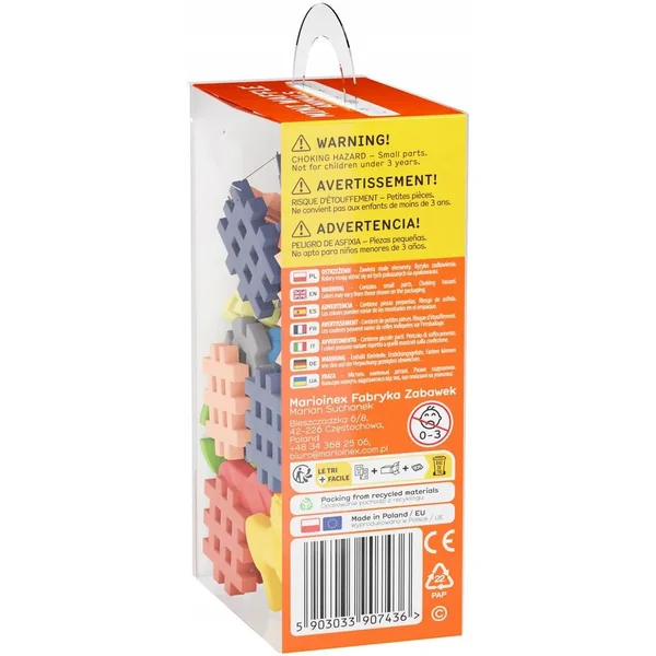 Marioinex - Klocki konstrukcyjne mini Zwierzęta 42 elementy - zdjęcie 5