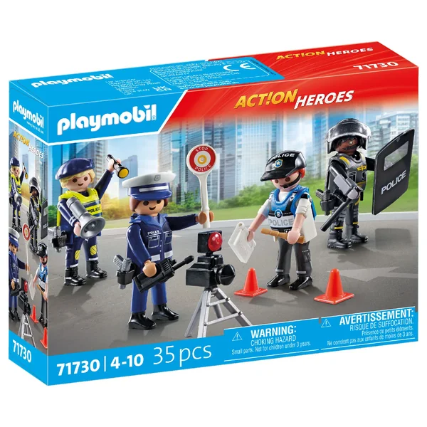 Playmobil Zestaw figurek policjantów 71730
