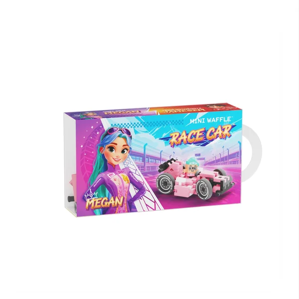 Marioinex - Klocki konstrukcyjne mini Pink Race Car Megan 50 elementów - zdjęcie 3