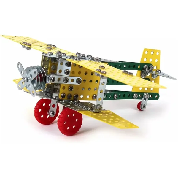 Zestaw konstrukcyjny metalowy samolot - zdjęcie 3