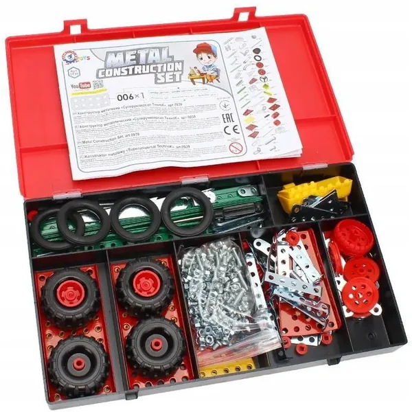 Technok - Zestaw konstrukcyjny metalowy terenówka (647247) - zdjęcie 6