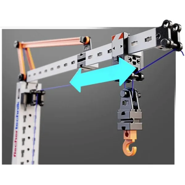 fischertechnik - Zestaw konstrukcyjny Dźwig (735156) - zdjęcie 3