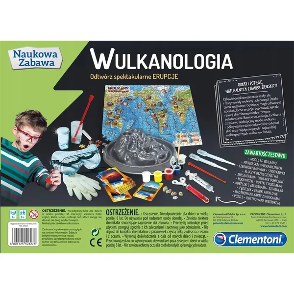 Clementoni - Nauka i zabawa Wulkanologia (50327) - zdjęcie 3