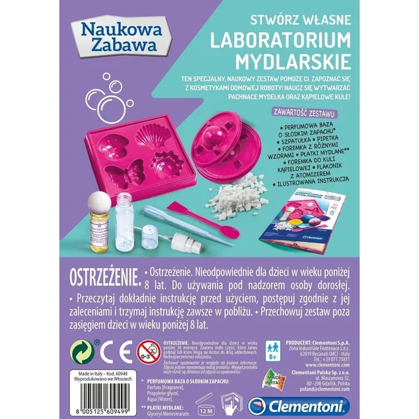 Clementoni - Laboratorium mydlarskie (60949) - zdjęcie 3