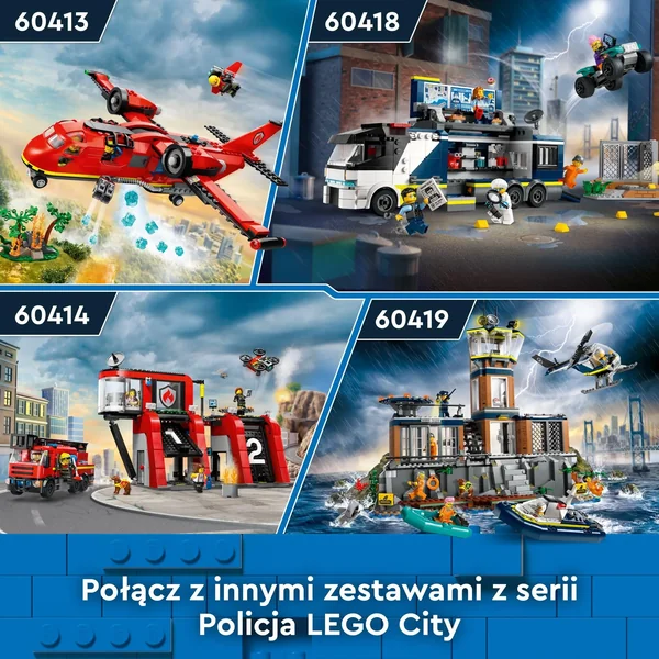 LEGO - City Policyjna ciężarówka z laboratorium kryminalnym (60418) - zdjęcie 4
