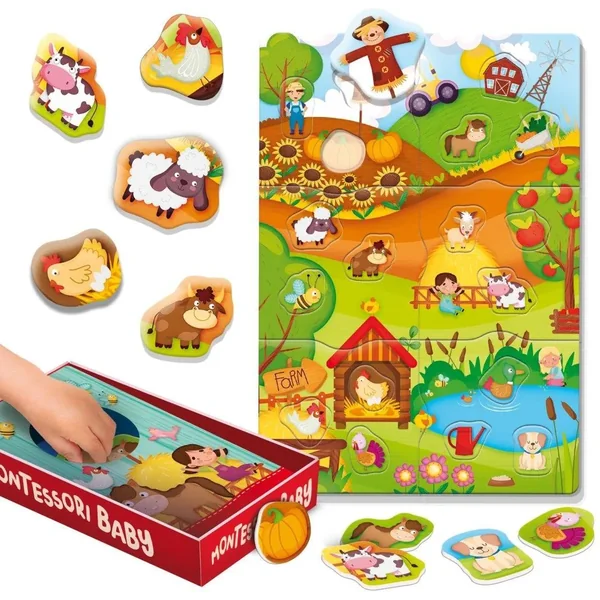 Lisciani - Montessori Baby - Farma (469153) - zdjęcie 2