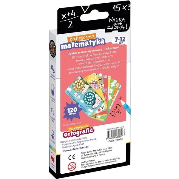 Bright Junior Media - Zakręcona matematyka 7-12 lat (212970) - zdjęcie 3