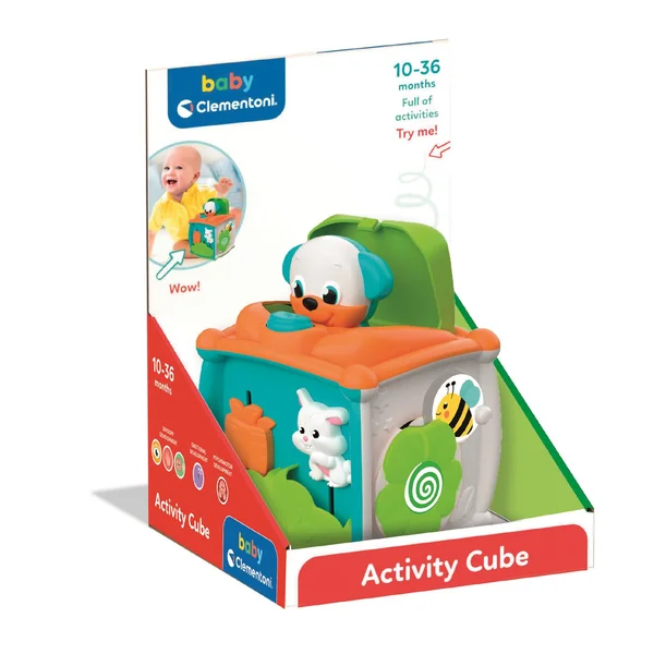 Clementoni - Interaktywna kostka dla maluszka (17670)