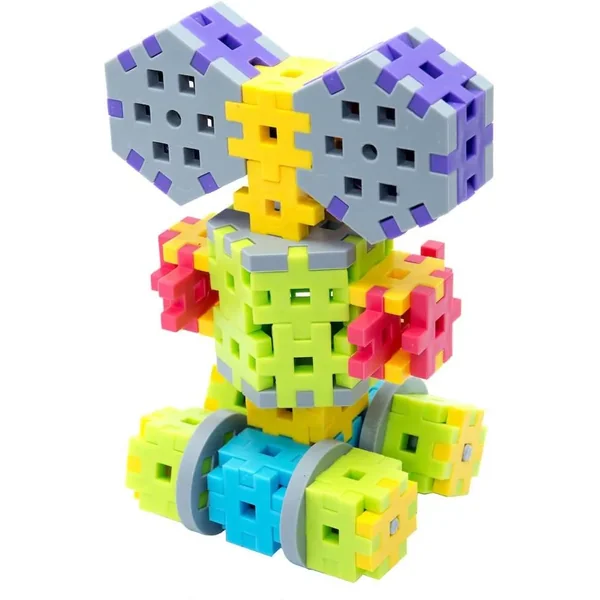 Meli - Klocki Basic Constructor Pink 400szt (50040) - zdjęcie 7