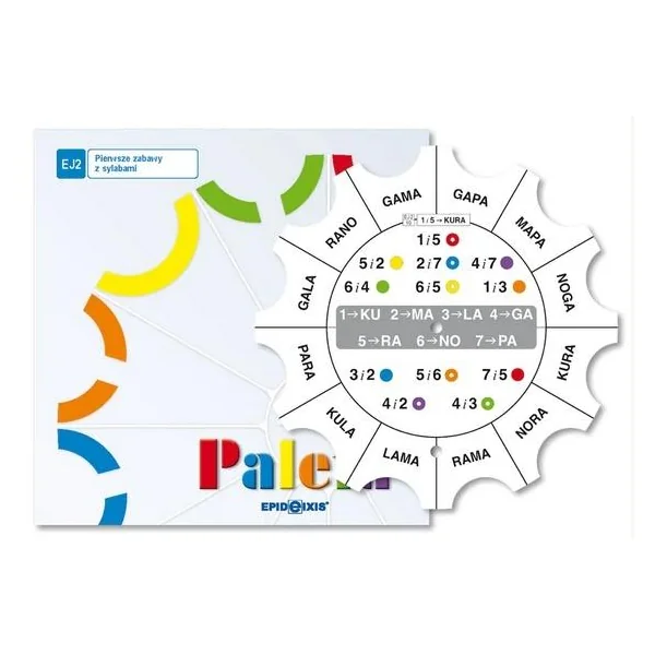 EPIDEIXIS - Paleta. Pierwsze zabawy z sylabami 2 (695376)