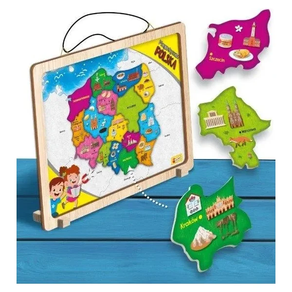 Lisciani - Mapa magnetyczna Polski (720154) - zdjęcie 2