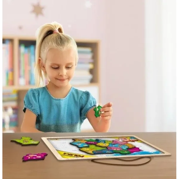 Lisciani - Mapa magnetyczna Polski (720154) - zdjęcie 3