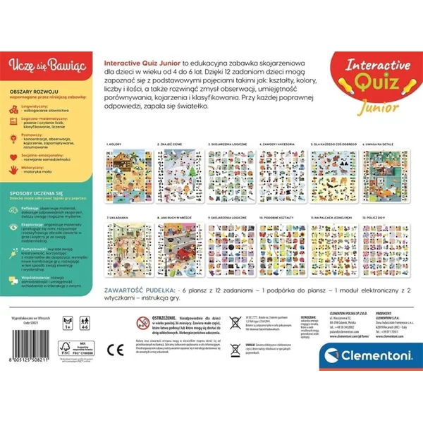 Clementoni - Interaktywny quiz junior - zdjęcie 3