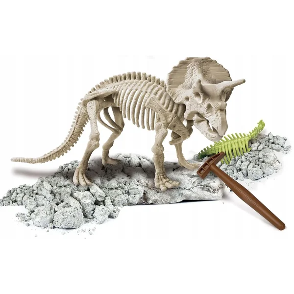 Clementoni - Skamieniałości Szkielet Triceratopsa (50860) - zdjęcie 3