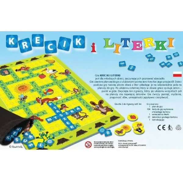 Dino Toys - Krecik i literki (623187) - zdjęcie 2