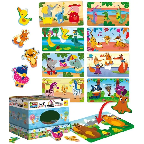 Lisciani - Montessori Świat Zwierząt (475615) - zdjęcie 3