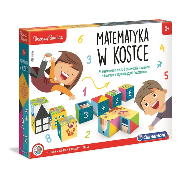 Clementoni - Gra układanka Matematyka w kostce (50607)