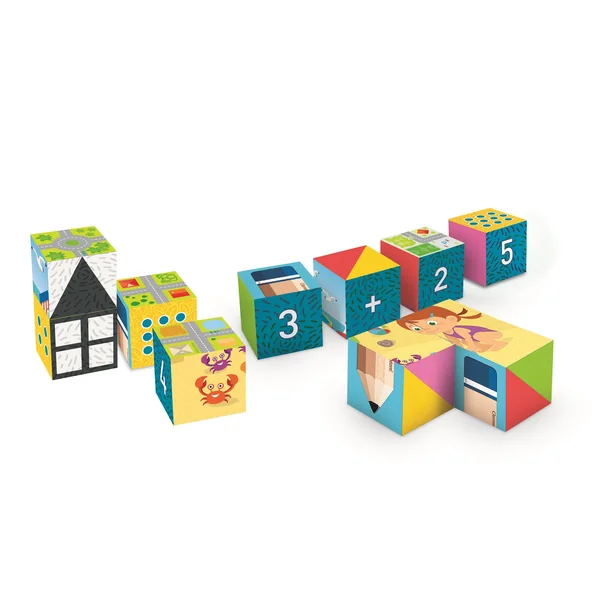 Clementoni - Gra układanka Matematyka w kostce (50607) - zdjęcie 2