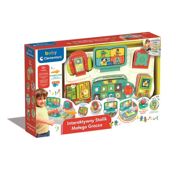 Clementoni - Interaktywny stolik małego gracza (50385)