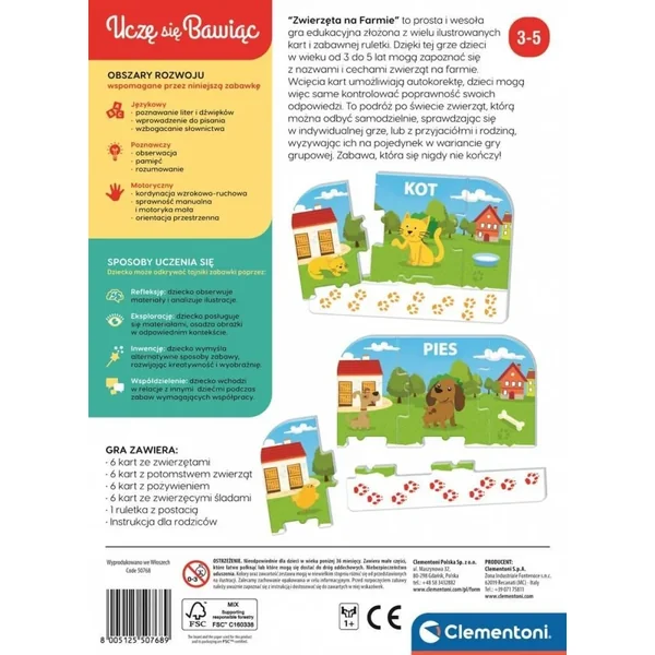 Clementoni - Zwierzęta na farmie (30796138) - zdjęcie 5